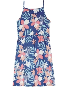 Платье Follow The River Dress, цвет Bijou Blue Fleur De Breeze Roxy