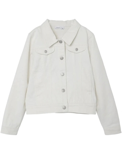 Джинсовая куртка "NKFREJA TWILL JACKET 4160-YF NOOS", белый Name it