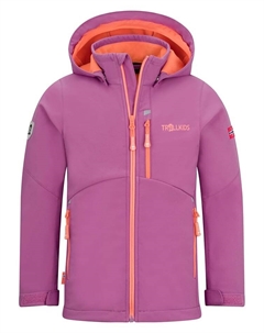 Куртка софтшелл, розовый Trollkids