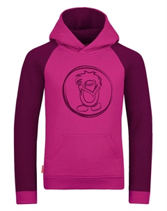 Пуловер с капюшоном, розовый Trollkids