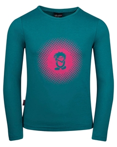 Лонгслив Pointillism, бирюзовый Trollkids