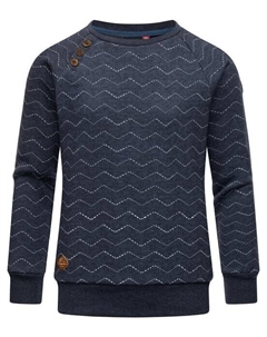 Свитер зигзагом, синий Ragwear