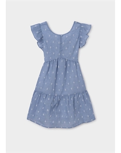 Легкое платье для девочек лавандового цвета, лаванда Mayoral