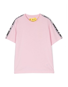 Kids футболка с логотипом, розовый Off-white