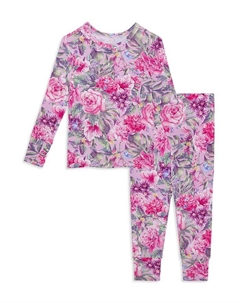 Пижамный комплект Ellery Classic для девочек - Little Kid, Big Kid, фиолетовый Posh peanut