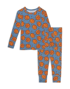 Пижамный комплект Slam Dunk Classic Unisex - Little Kid, Big Kid, синий Posh peanut