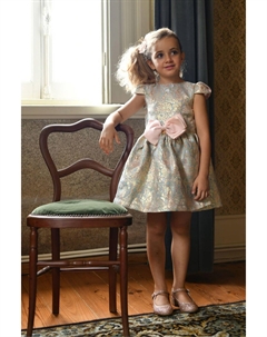 Платье Madison с металлизированным узором пейсли, зеленый Angel's face