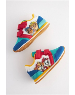 Кроссовки застегиваются двумя ремешками на липучке, синий Next