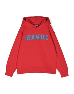 Худи с логотипом, красный Dsquared2