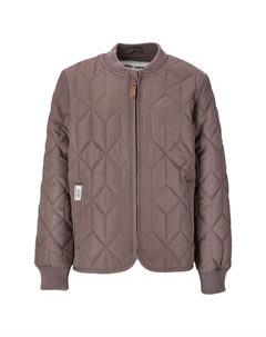 Стеганая куртка Piper на потайной молнии, цвет Iron Weather report