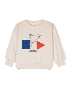 Толстовка с графичным принтом, нейтральный цвет Bobo choses