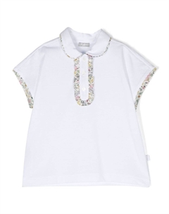 Рубашка поло с оборками, белый Il gufo