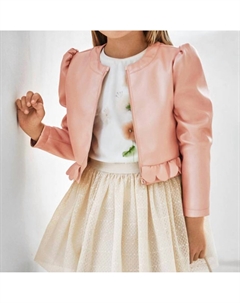 Юбка из тюля для девочек миндального цвета Mayoral