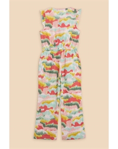 Комбинезон с принтом тай-дай, розовый White stuff