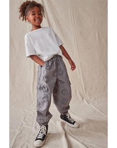 Боевые брюки широкого кроя (3-16 лет), серый Next