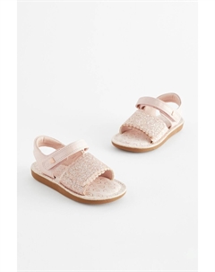 Блестящие босоножки для особых случаев, розовый Next