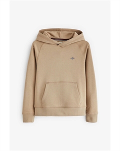 Толстовка для мальчика с эмблемой, бежевый Gant