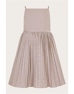 Хизер плиссированное платье Angelina со звездами, фиолетовый Monsoon