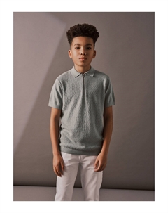 Текстурированная рубашка-поло с короткими рукавами (3–16 лет), мультиколор Next
