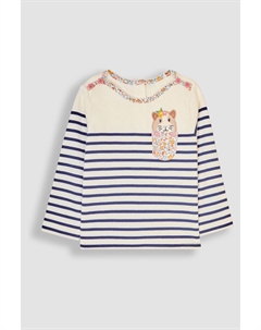 Карманный бретонский топ, синий Jojo maman bébé