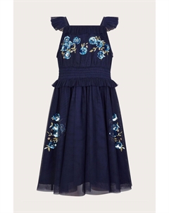 Платье Ria украшенное пайетками, синий Monsoon