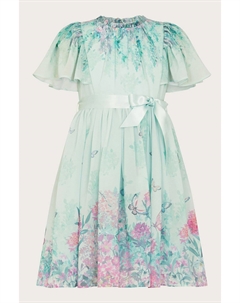 Платье Alium с растительным принтом, синий Monsoon