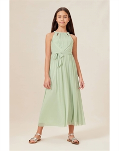 Платье миди с вырезами для подростков, зеленый Lipsy