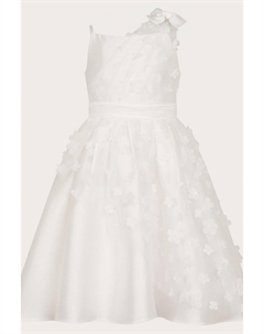 Асимметричное платье Lauren с цветочным мотивом, белый Monsoon