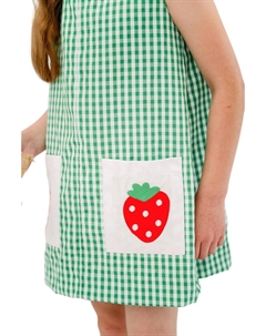 Зеленое платье Augusta Green для девочек Stephanie Strawberry Lullaby set