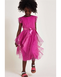 Платье Stacie каскадного кроя, розовый Monsoon