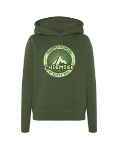 Худи с принтом «Горы», цвет Kombu Green Chiemsee