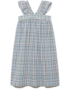 Платье Eleana в клетку, синий Bonpoint