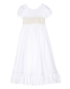 Платье Bianca с кружевом, белый La stupenderia