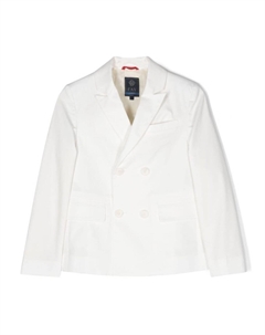 Двубортный блейзер, белый Fay