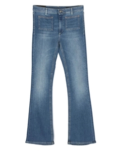 Джинсы с эффектом потертости, синий Dondup