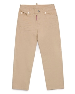 Прямые джинсы средней посадки, нейтральный цвет Dsquared2