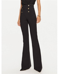 Брюки прямого кроя PA-050-47E2-V860, черный Elisabetta franchi