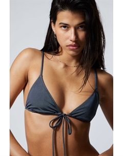 Треугольный верх бикини, синий Weekday
