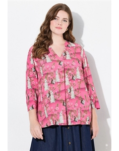 Блуза BUNNY 3/4 SLEEVE , фуксия Ulla popken