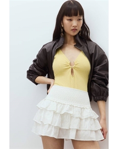 Мини-Юбка с ярусами, мультиколор H&m