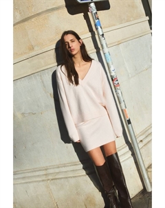 Юбка из тонкой вязки, розовый H&m