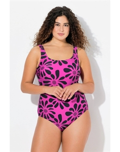 Купальный костюм FLOWER ONE PIECE, фуксия Ulla popken