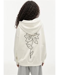 Толстовка на молнии FLORAL , белый Pull & bear