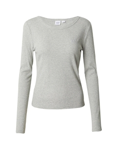 Лонгслив Shirt, пятнистый серый Gap