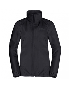Дождевик Women's Stormy Point 2L, черный Jack wolfskin