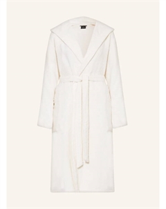 Женский халат pure с капюшоном, белый Cawo