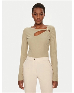 Блузка обычного кроя W5RP12 KAQL2, зеленый Guess