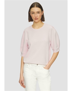 Базовая футболка SCUBA- MIT KURZEN ÄRMELN, светло-розовый S.oliver