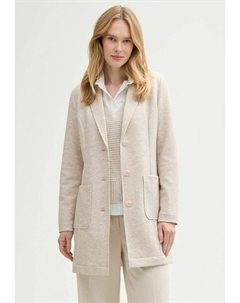 Классическое пальто MIT REVERSKRAGEN, песочный Tom tailor