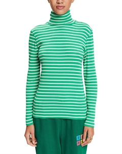 Лонгслив, цвет Grün/Weiß Esprit